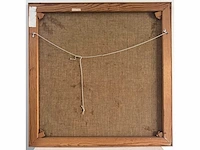 Bart de graaf - compositie met figuren - olie op doek - 70x70 cm - afbeelding 8 van  9
