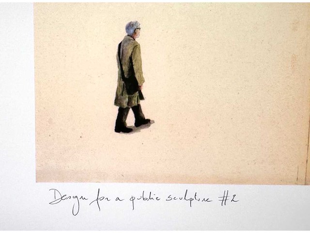 Bart deglin - design for a public sculpture #2 - offset - afbeelding 3 van  6