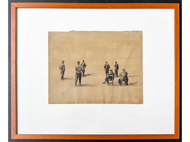 Bart deglin - random meeting - aquarel - 2015 - afbeelding 2 van  6
