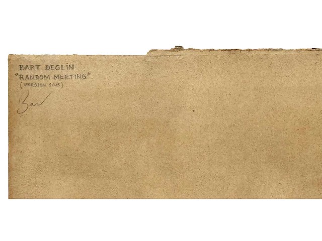 Bart deglin - random meeting - aquarel - 2015 - afbeelding 3 van  6