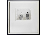Bart deglin - the denial - aquarel - 2013 - afbeelding 1 van  5