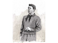 Bart deglin - the denial - aquarel - 2013 - afbeelding 3 van  5