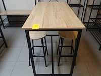 Bartafel & 2x kruk - afbeelding 3 van  3