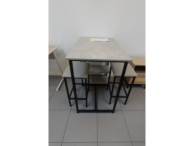 Bartafel & 2x kruk - afbeelding 1 van  6