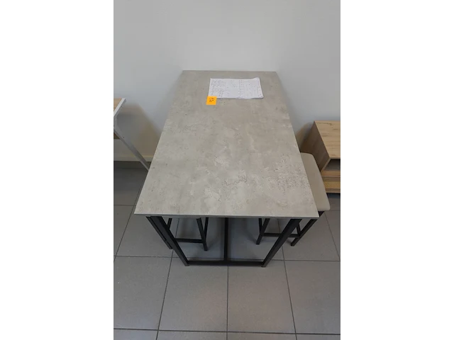 Bartafel & 2x kruk - afbeelding 2 van  6