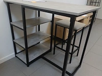 Bartafel & 2x kruk - afbeelding 3 van  6