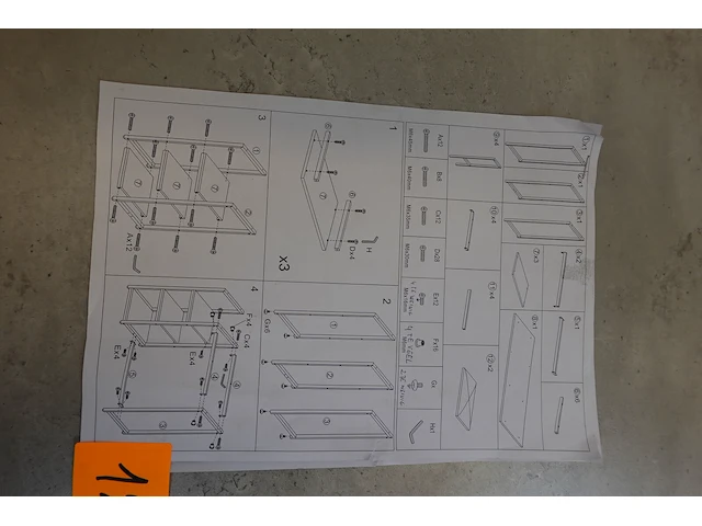 Bartafel & 2x kruk - afbeelding 6 van  6