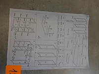 Bartafel & 2x kruk - afbeelding 6 van  6