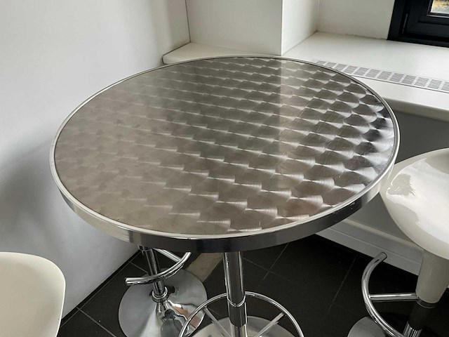 Bartafel + 4x barkruk - afbeelding 3 van  4