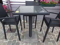 Bartafel + 4x barstoel - afbeelding 2 van  4