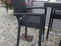 Bartafel + 4x barstoel - afbeelding 4 van  4
