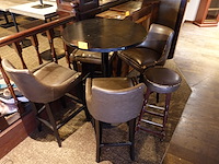 Bartafel + 5x barstoel - afbeelding 6 van  6