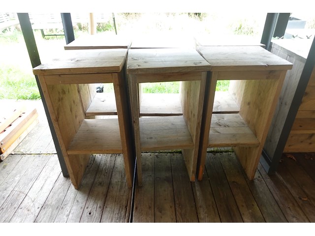 Bartafel & 6x kruk - afbeelding 5 van  6