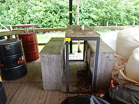 Bartafel & 6x kruk - afbeelding 1 van  3