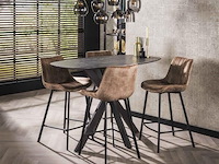 Bartafel mariola 140x80 cm-zwartbruin - afbeelding 1 van  7