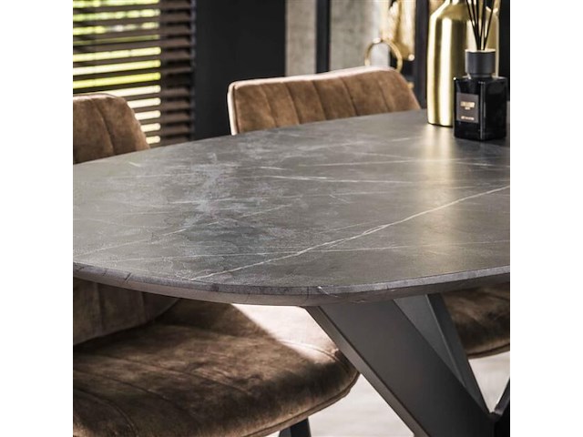 Bartafel mariola 140x80 cm-zwartbruin - afbeelding 3 van  7