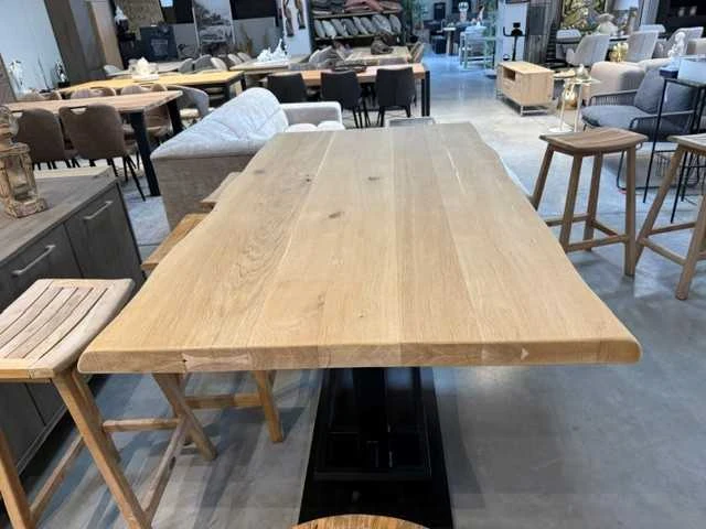 Bartafel massief eik - afbeelding 4 van  5