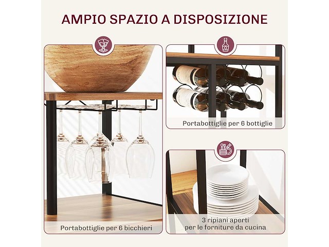 Bartafel met barkrakkels en stoelen, opklapbare rugleuning - afbeelding 6 van  9