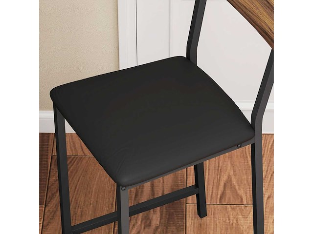 Bartafel met barkrakkels en stoelen, opklapbare rugleuning - afbeelding 9 van  9