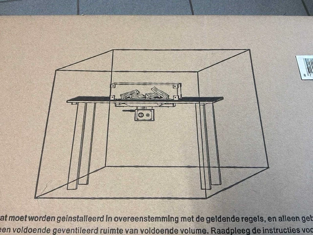 Bartafel met sfeer verwarming - afbeelding 2 van  3