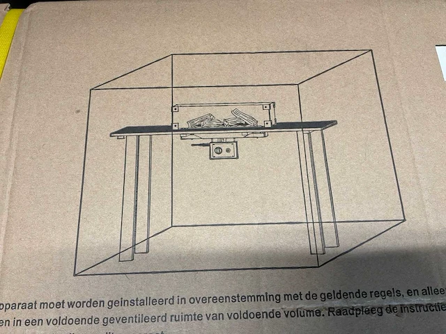 Bartafel met sfeer verwarming - afbeelding 2 van  2