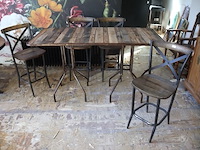 Bartafel met stoelen - afbeelding 1 van  9