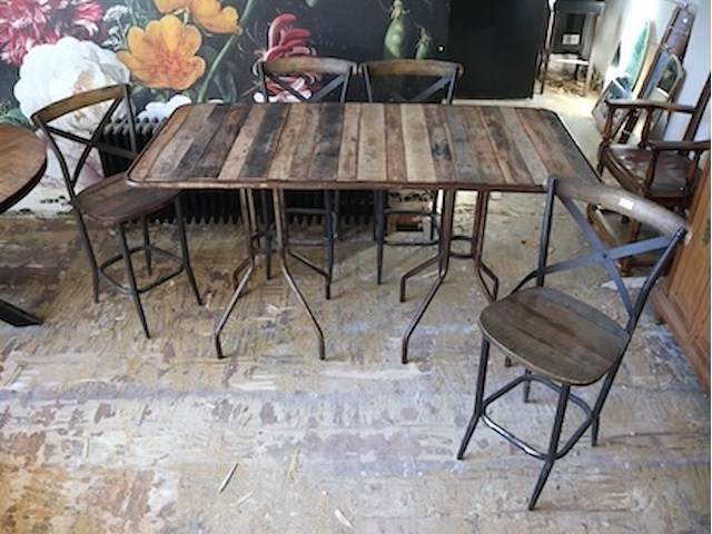 Bartafel met stoelen - afbeelding 3 van  9
