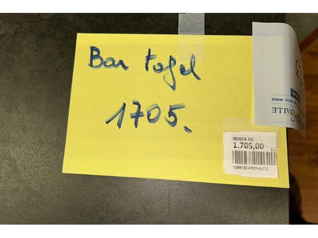 Bartafel - afbeelding 6 van  6