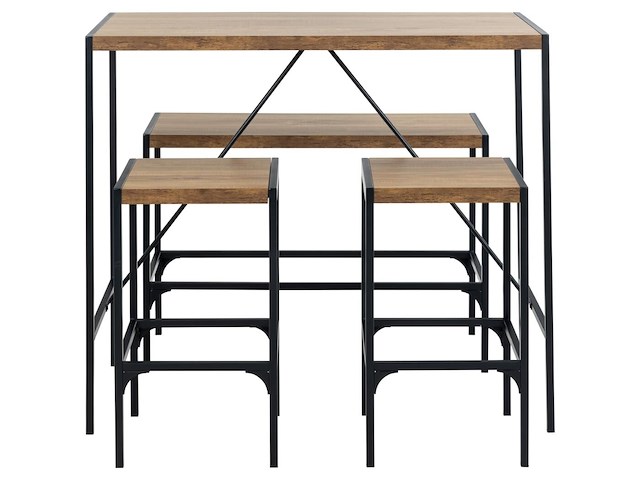Bartafelset bahamas | bartafel, bank en twee barstoelen | oak-design - afbeelding 1 van  7