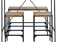 Bartafelset bahamas | bartafel, bank en twee barstoelen | oak-design - afbeelding 1 van  7