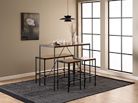 Bartafelset bahamas | bartafel, bank en twee barstoelen | oak-design - afbeelding 2 van  7