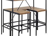Bartafelset bahamas | bartafel, bank en twee barstoelen | oak-design - afbeelding 3 van  7