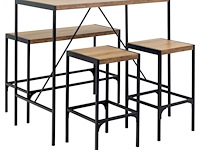 Bartafelset bahamas | bartafel, bank en twee barstoelen | oak-design - afbeelding 4 van  7