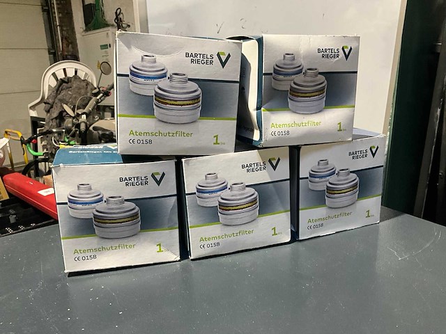 Bartels rieger gelaatsmaskerfilters (5x) - afbeelding 2 van  5
