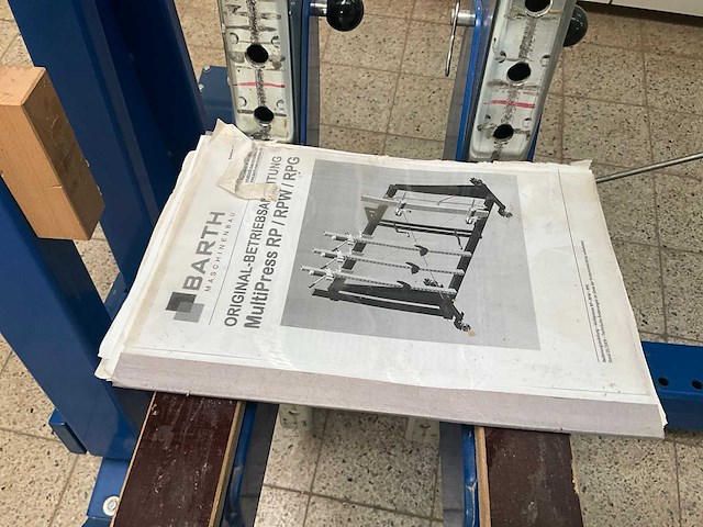 Barth multipress rp3001 verrijdbare raampers/lijmpers - afbeelding 9 van  17