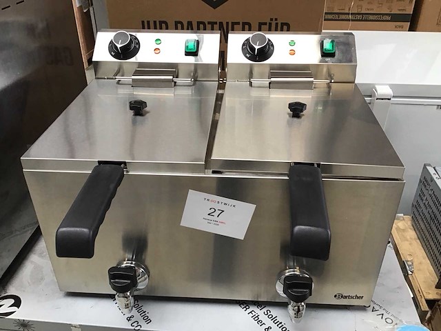 Bartscher friteuse 2x 10 l - afbeelding 1 van  4