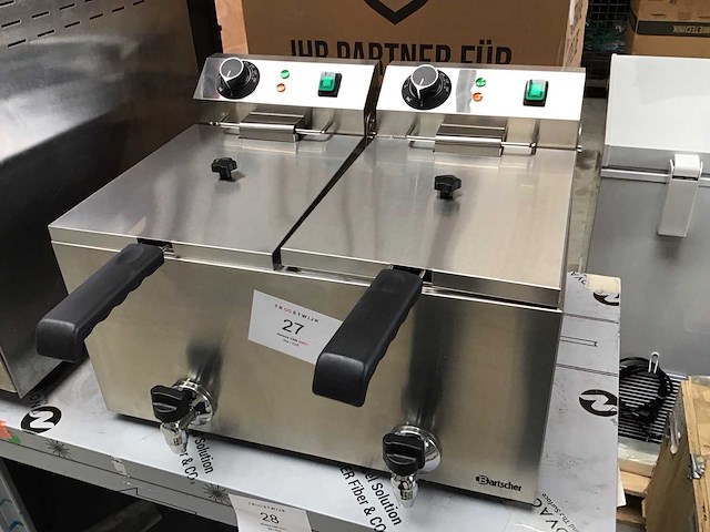 Bartscher friteuse 2x 10 l - afbeelding 2 van  4