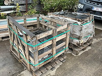 Basalt cobbles all sid, honend and vibrated natuursteen tuintegel ca. 22,48m2 - afbeelding 4 van  4