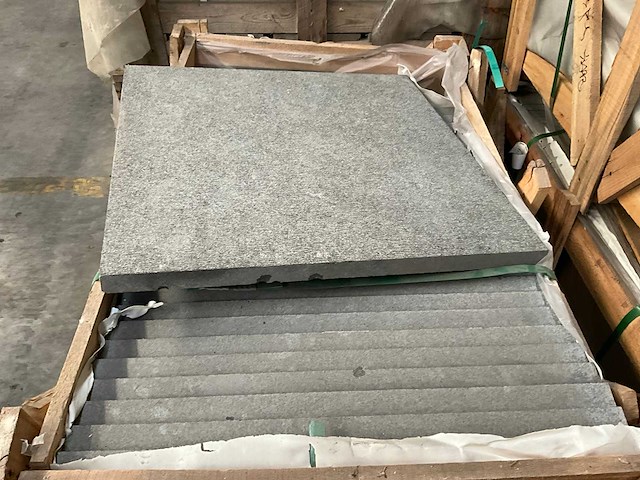 Basalt frijslag natuursteen tuintegel - afbeelding 2 van  5