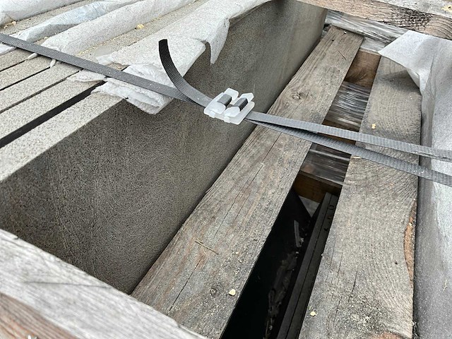 Basalt honed natuursteen tuintegels ca. 20m2 - afbeelding 1 van  3