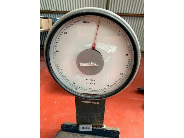 Basculeweegschaal rhewa max 100 kg - afbeelding 2 van  5