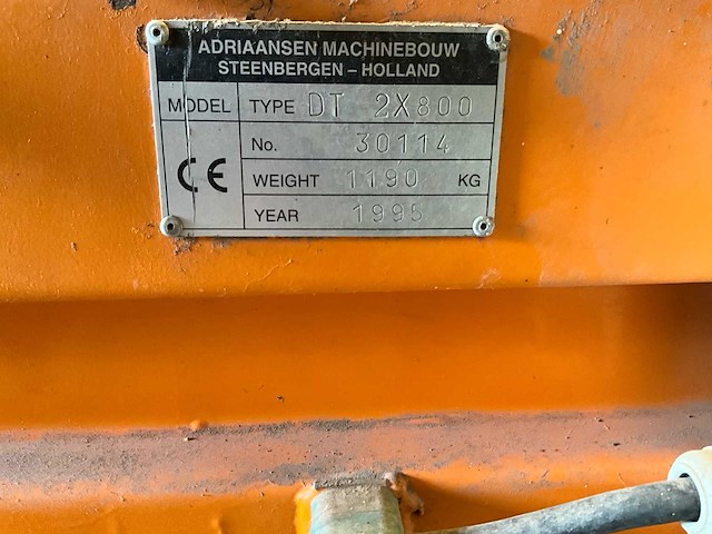 Baselier dt 2x800 transportband - afbeelding 5 van  9