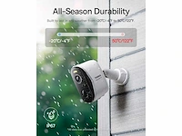 Baseus n1 plus beveiligingscamera buiten set – buiten camera-draadloos slimme beveiliging - 2k camera - weerbestendig - nachtzicht - inclusief homestation - afbeelding 2 van  4