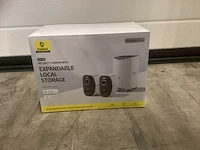 Baseus n1 plus beveiligingscamera buiten set – buiten camera-draadloos slimme beveiliging - 2k camera - weerbestendig - nachtzicht - inclusief homestation - afbeelding 4 van  4