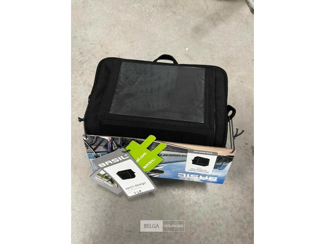 Basil sport design trunkbag mik 7-15l graphite - afbeelding 1 van  1