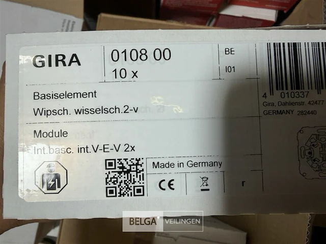 Basiselement wisselschakelaar gira (10 st/doos-10 dozen) - afbeelding 3 van  3