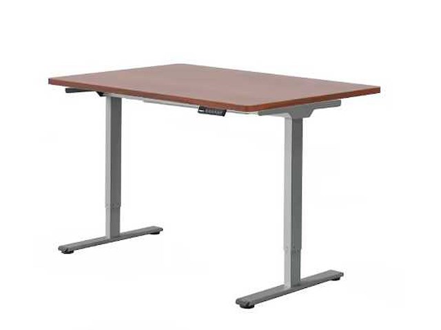 Basissta-bureau met dubbele motoren - kersentray 140x70 cm - afbeelding 1 van  11