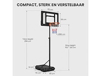 Basketbalpaal met bord - afbeelding 7 van  10