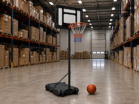 Basketbalpaal met bord - afbeelding 1 van  9
