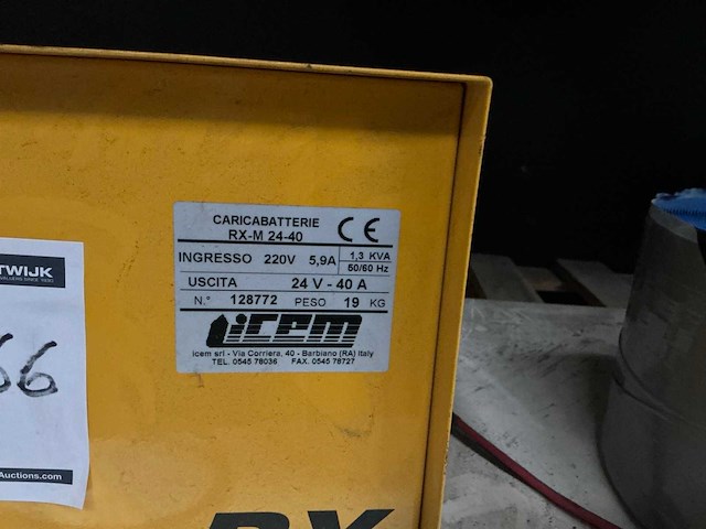 Bassi rx-m 24-40 batterijlader - afbeelding 2 van  2